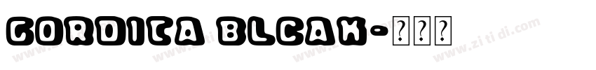 Gordita blcak字体转换